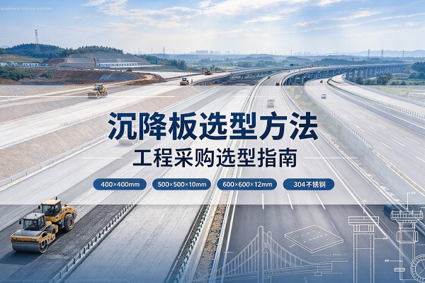 定安沉降板选择方法
