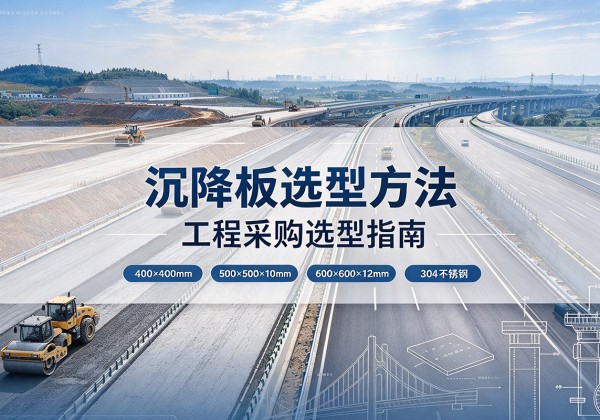 定安沉降板选择方法